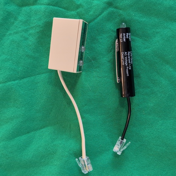 Radioshack and GB Instruments Telephone Line Testers Black White - Picture 3 of 3